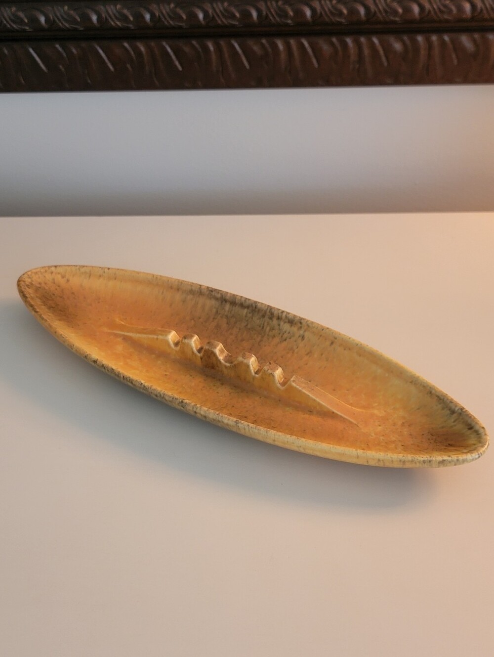 Mid Century Modern Royal Haeger Leaf Ashtray 2074 MCM Retro Vintage